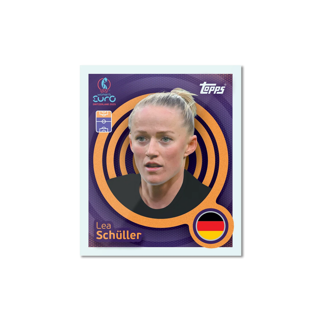 Topps Official Stickers Women's Euro Cup Switzerland 2025 UEFA Mega Starter Pack