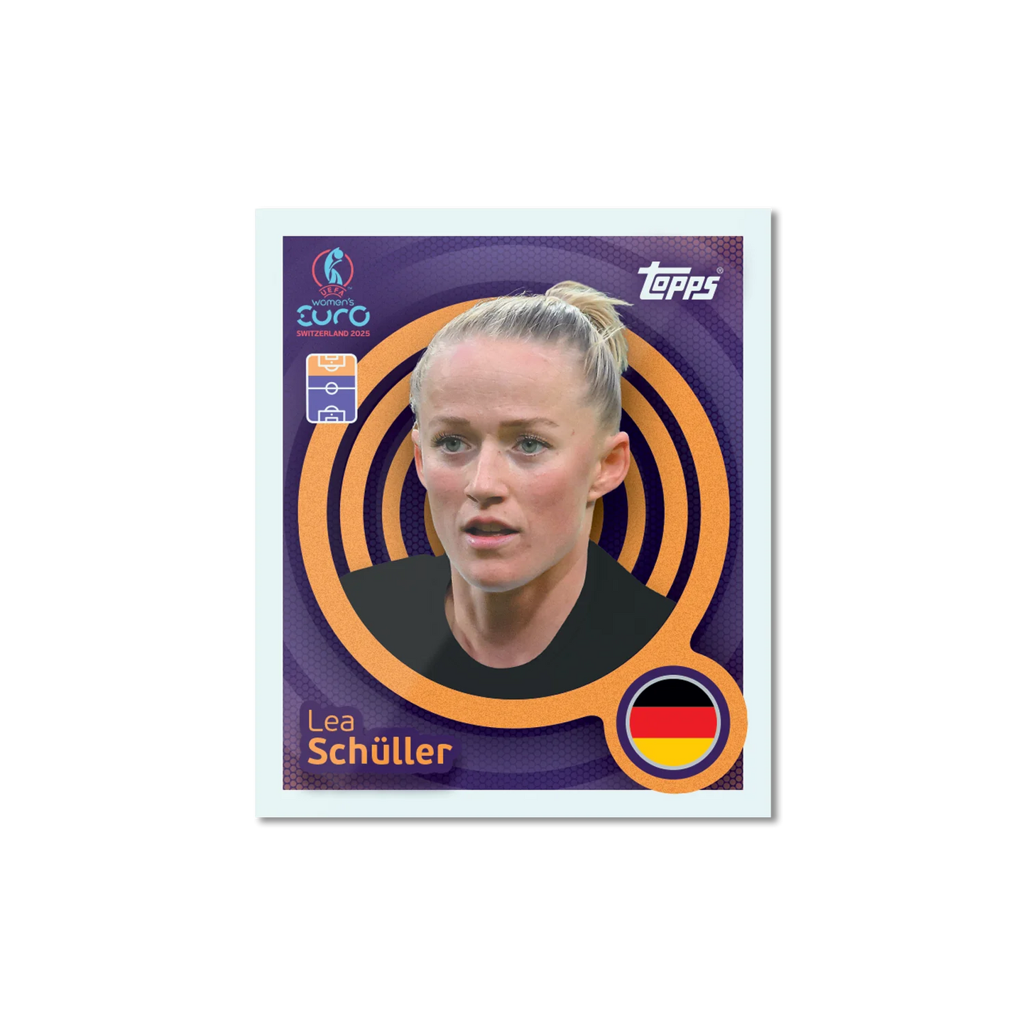Topps Official Stickers Women's Euro Cup Switzerland 2025 UEFA (Single Pack)