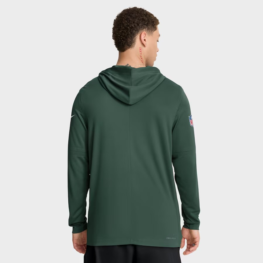 NFL Dri-FIT Long Sleeve Hoodie 2025 Sideline Pure Fury Packers