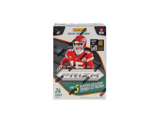 NFL Panini Football Trading Cards Prizm 2025 Hobby Blaster Box