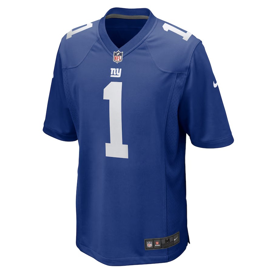 NFL Player Game Jersey Home Malik Nabers Giants