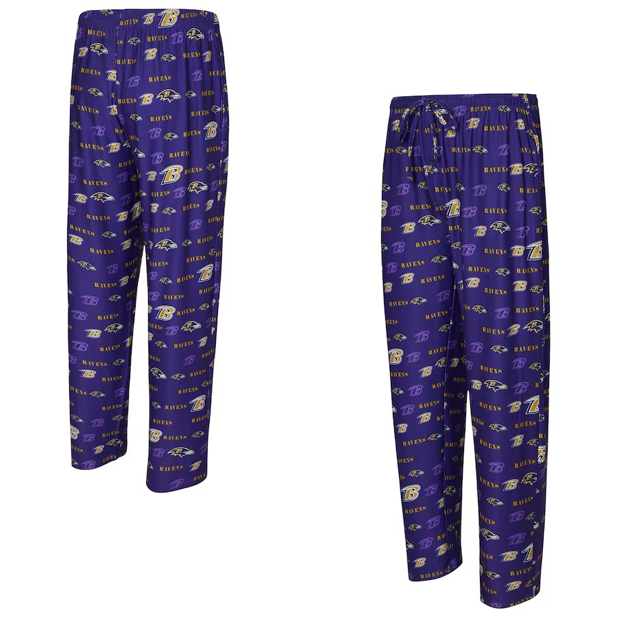 NFL PJ Pants Knit Mosaic Ravens
