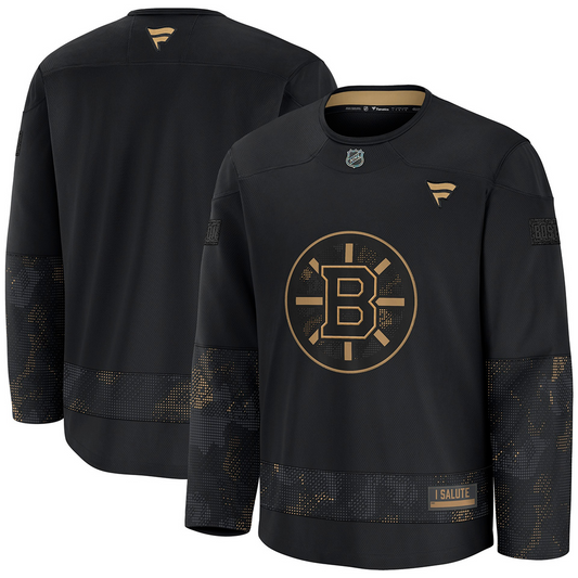 NHL Blank Practice Jersey Military Appreciation Bruins