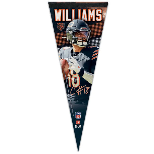 NFL Player Felt Pennant Caleb Williams Bears