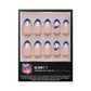NFL Glamnetic French Tip Press-On Nails Bills