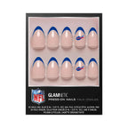NFL Glamnetic French Tip Press-On Nails Bills