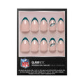 NFL Glamnetic French Tip Press-On Nails Eagles