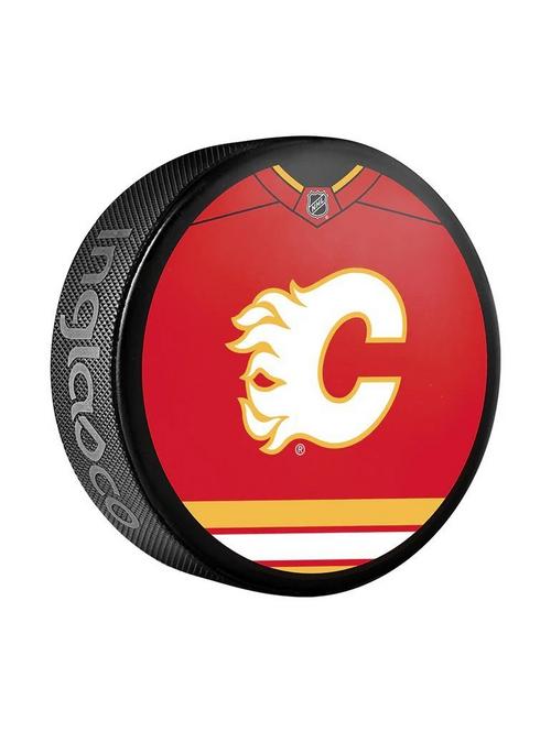 NHL Puck Souvenir Collector Jersey Flames