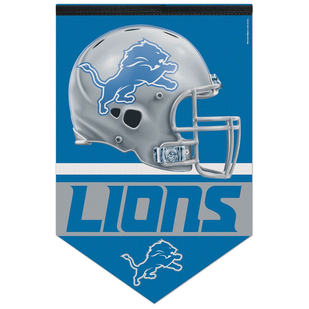 NFL Felt Banner 17x26 Lions