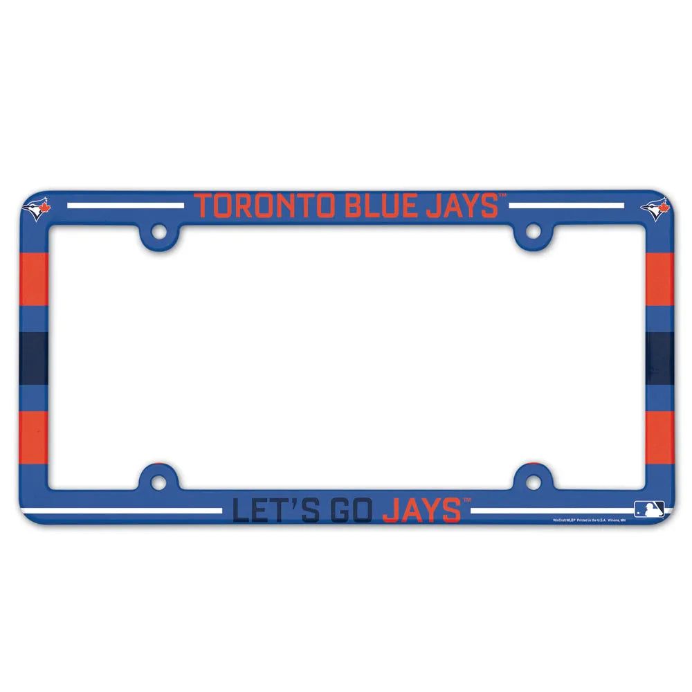 MLB License Plate Frame Plastic Blue Jays