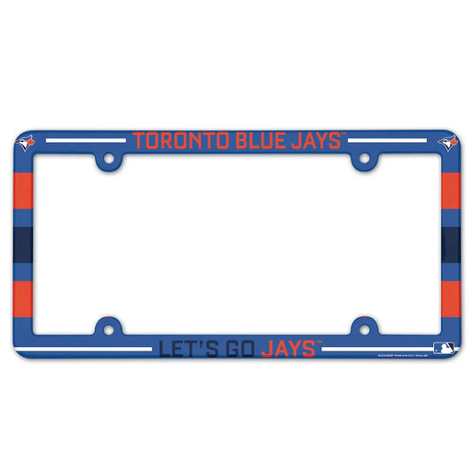 MLB License Plate Frame Plastic Blue Jays