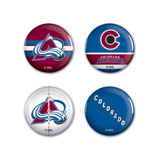 NHL Button Set Avalanche