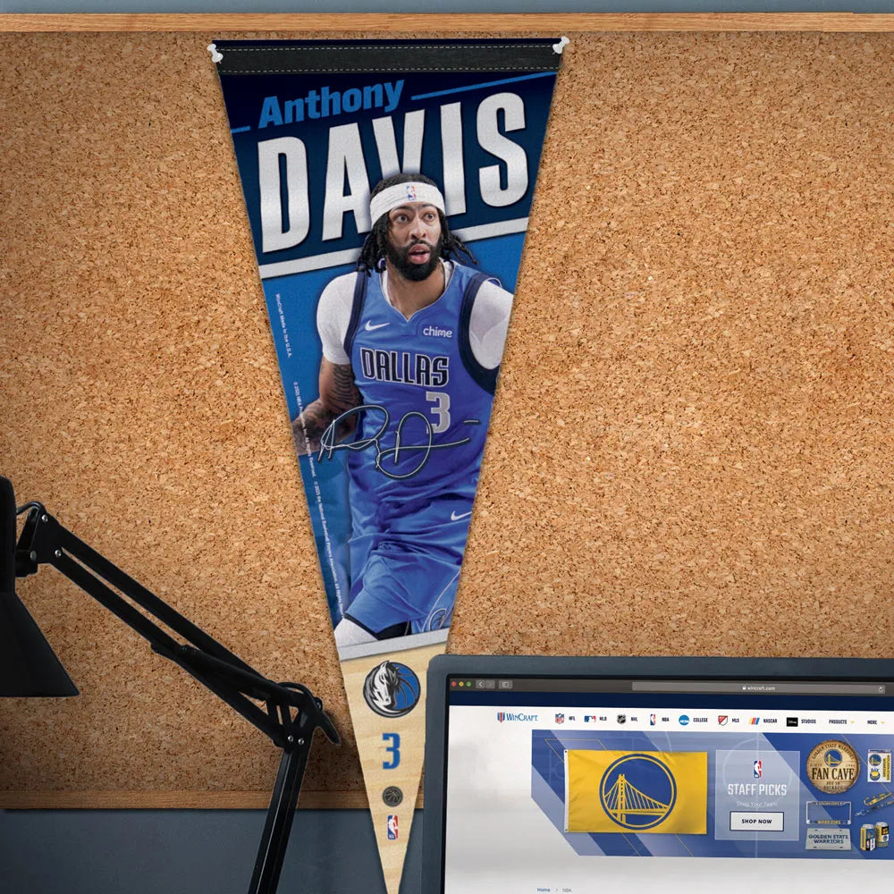 NBA Player Felt Pennant Anthony Davis Mavericks