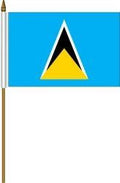 Country Mini-Stick Flag St. Lucia