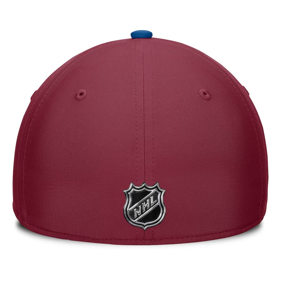 NHL Hat Structured Stretch Authentic Pro Rink Flex Two Tone 2024 Avalanche