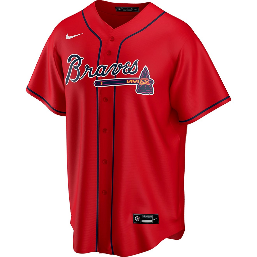 MLB Replica Jersey Blank Alternate Scarlet Braves