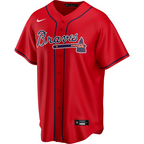 MLB Replica Jersey Blank Alternate Scarlet Braves