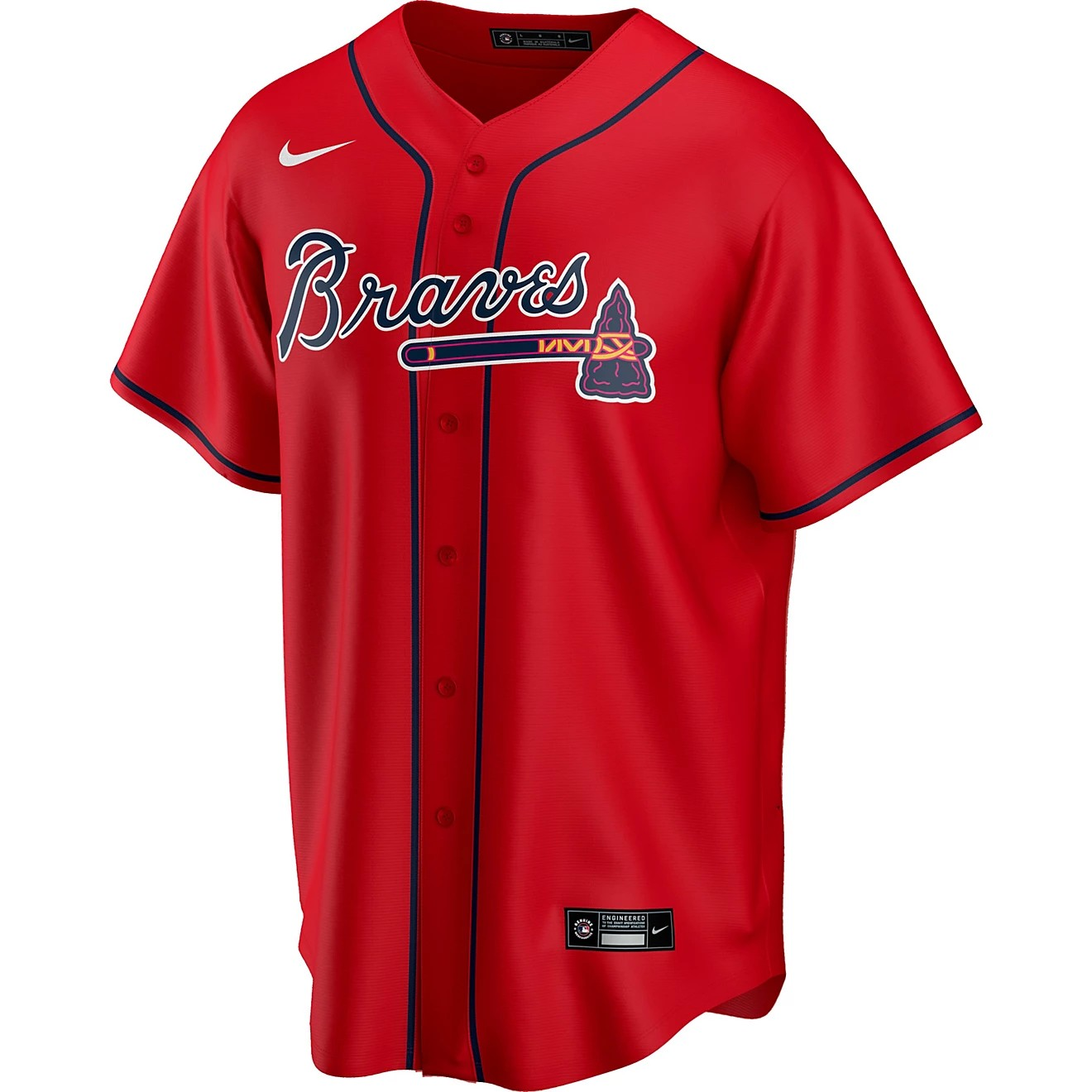 MLB Replica Jersey Blank Alternate Scarlet Braves