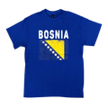 Country T-Shirt Distressed Flag Bosnia