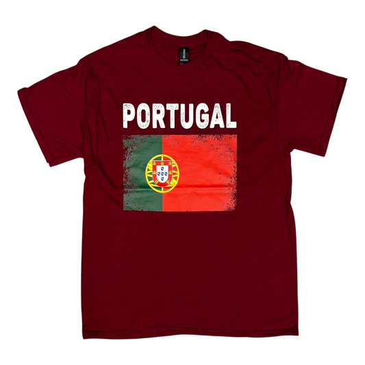 Country T-Shirt Distressed Flag Portugal