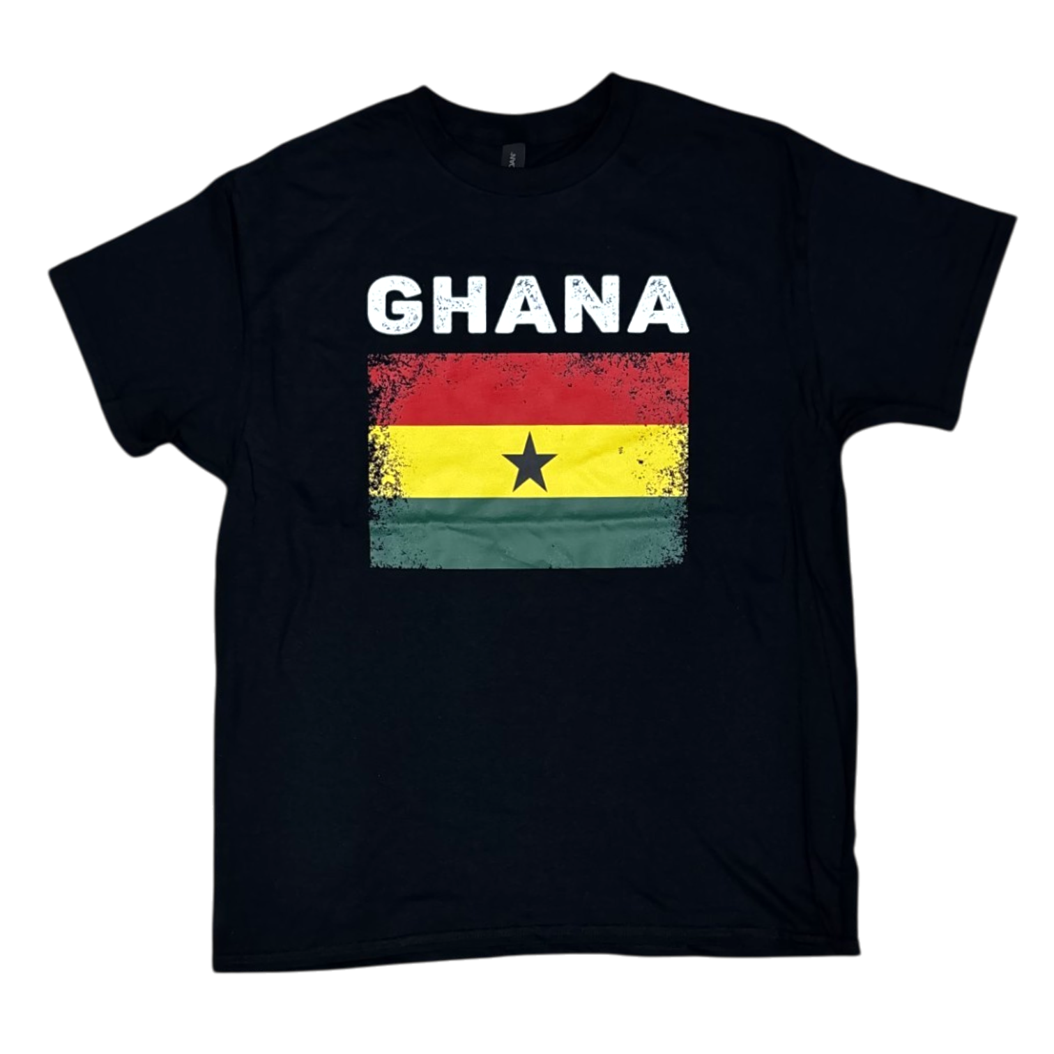 Country T-Shirt Distressed Flag Ghana