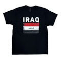 Country T-Shirt Distressed Flag Iraq