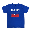 Country T-Shirt Distressed Flag Haiti