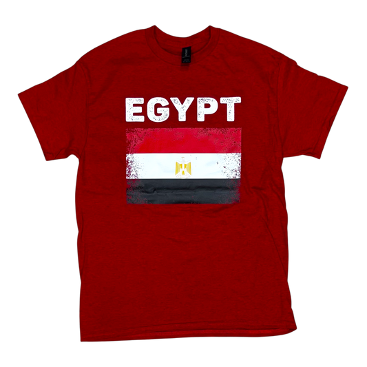 Country T-Shirt Distressed Flag Egypt
