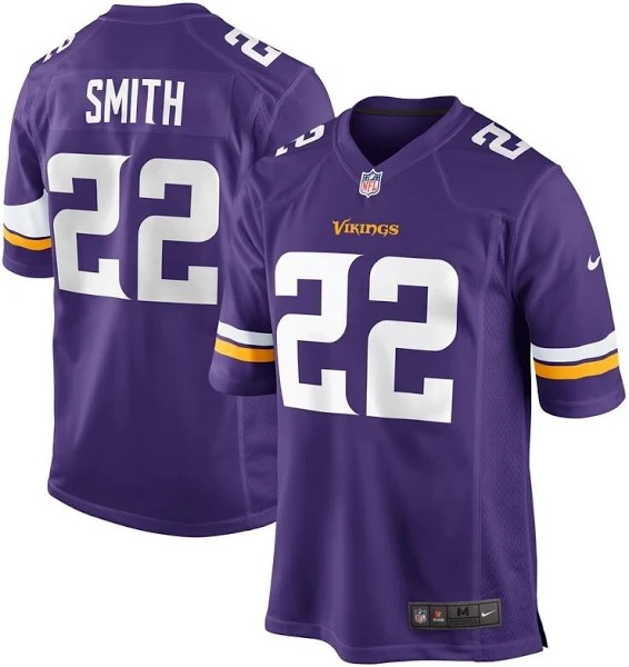 NFL Player Game Jersey Home Harrison Smith Vikings