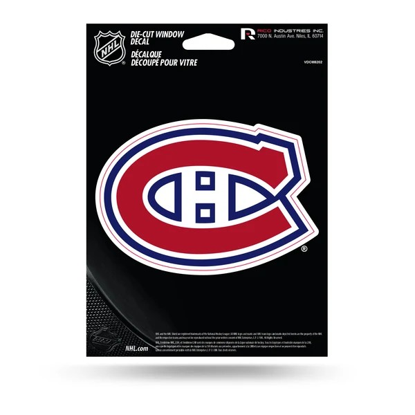 NHL 5" x 7" Vinyl Die-Cut Decal - Car/Truck/Home Accessory Canadiens