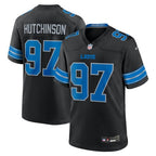 NFL Player Game Jersey Alt Black Aiden Hutchinson Lions