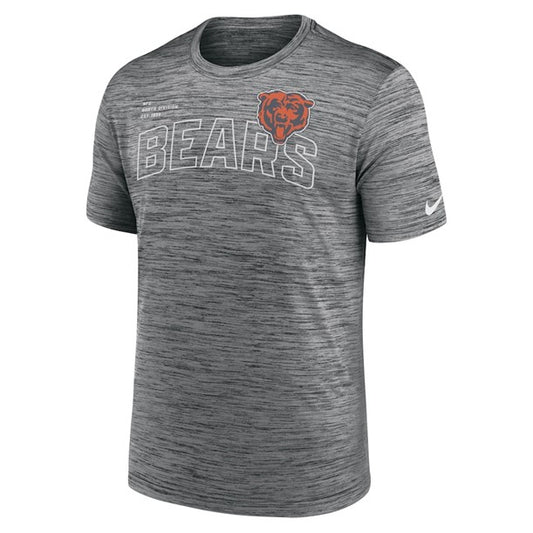 NFL Dri-Fit T-Shirt Performance Velocity Arch Anthracite Bears