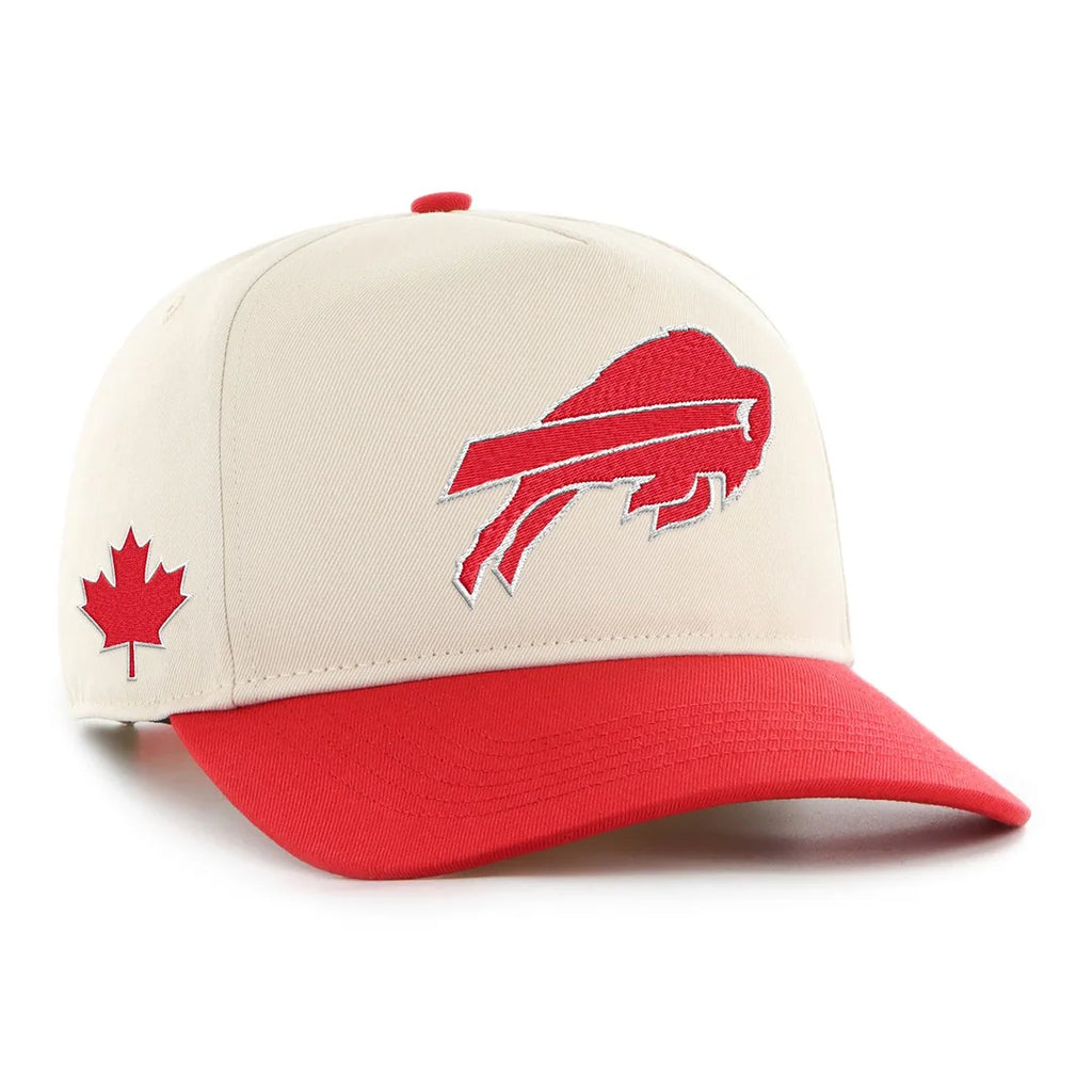 NFL Hat '47 Hitch RF Sure Shot Two Tone w/Maple Leaf Bills (Beige)