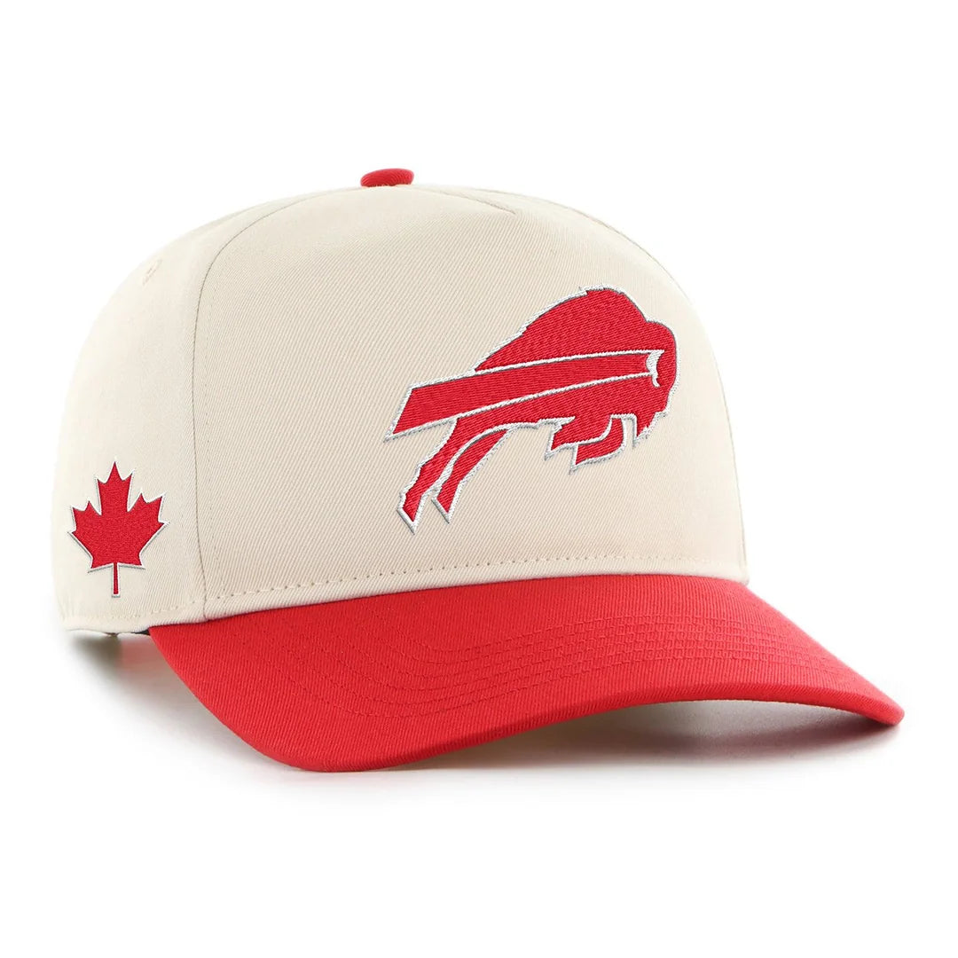 NFL Hat '47 Hitch RF Sure Shot Two Tone w/Maple Leaf Bills (Beige)