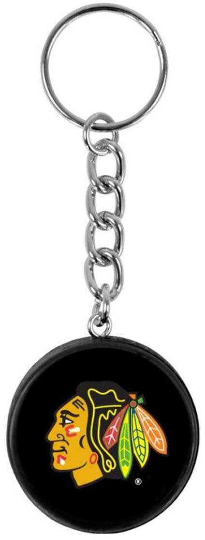 NHL Keychain Puck Blackhawks