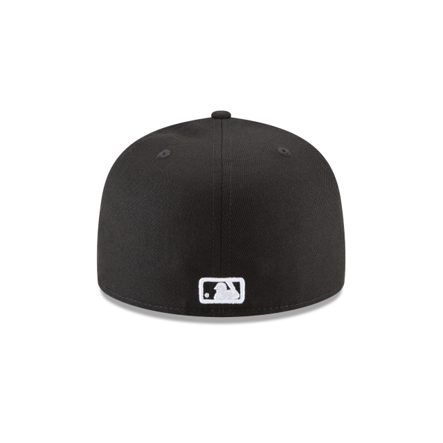 MLB Hat 5950 Basic Black And White Dodgers