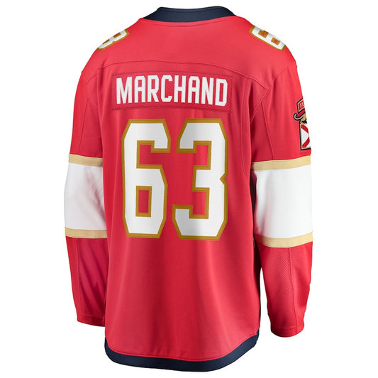 NHL Player Replica Breakaway Jersey Home Brad Marchand Panthers