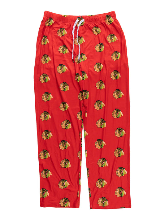 NHL PJ Pants Scatter Print Blackhawks