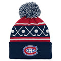 NHL Infant Knit Hat Face-Off Cuff Pom Canadiens