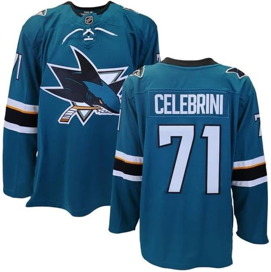 NHL Ladies Player Replica Breakaway Jersey Home Macklin Celebrini Sharks