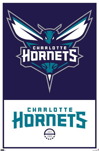 NBA Wall Poster Logo Hornets