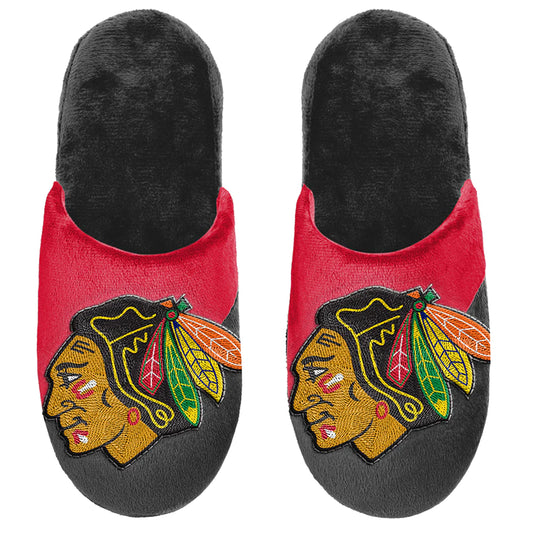 NHL Slippers Big Logo Blackhawks