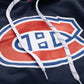 NHL Hoodie Retro Varsity Inset Canadiens