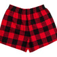 NHL PJ Shorts Buffalo Plaid Canadiens