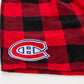 NHL PJ Shorts Buffalo Plaid Canadiens