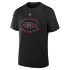 NHL Player T-Shirt Authentic Stack Cole Caufield Canadiens (Black)