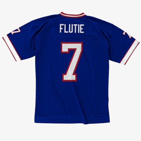 NFL Legacy Player Jersey 1998 Home Doug Flutie Bills (Royal Blue)
