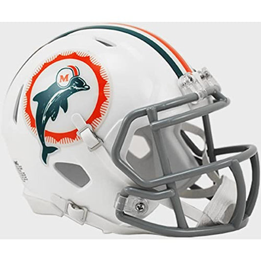 NFL Mini Helmet Speed Throwback 1972 Dolphins