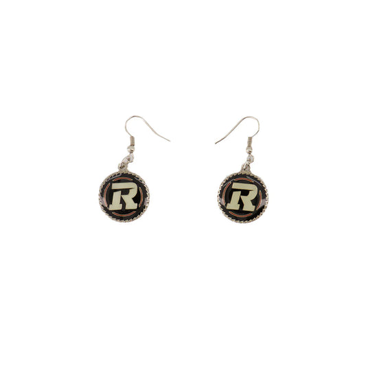 CFL Earrings Redblacks