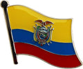 Country Lapel Pin Flag Ecuador